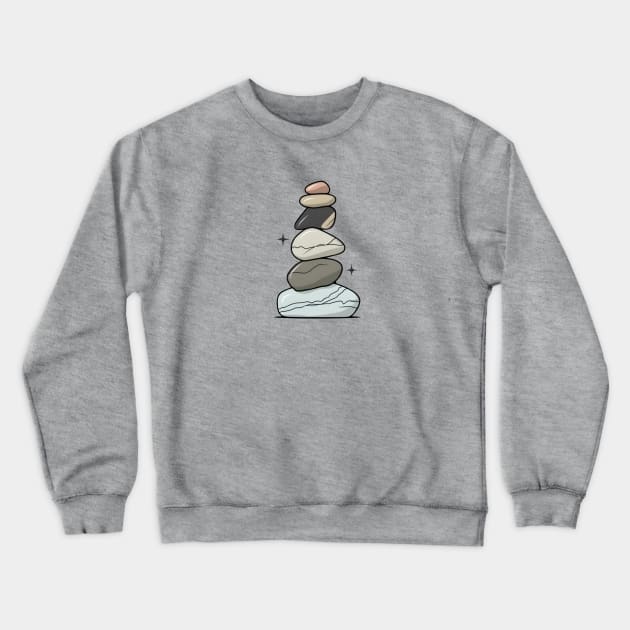 STONE ROCK BALANCING Crewneck Sweatshirt by ThesePrints